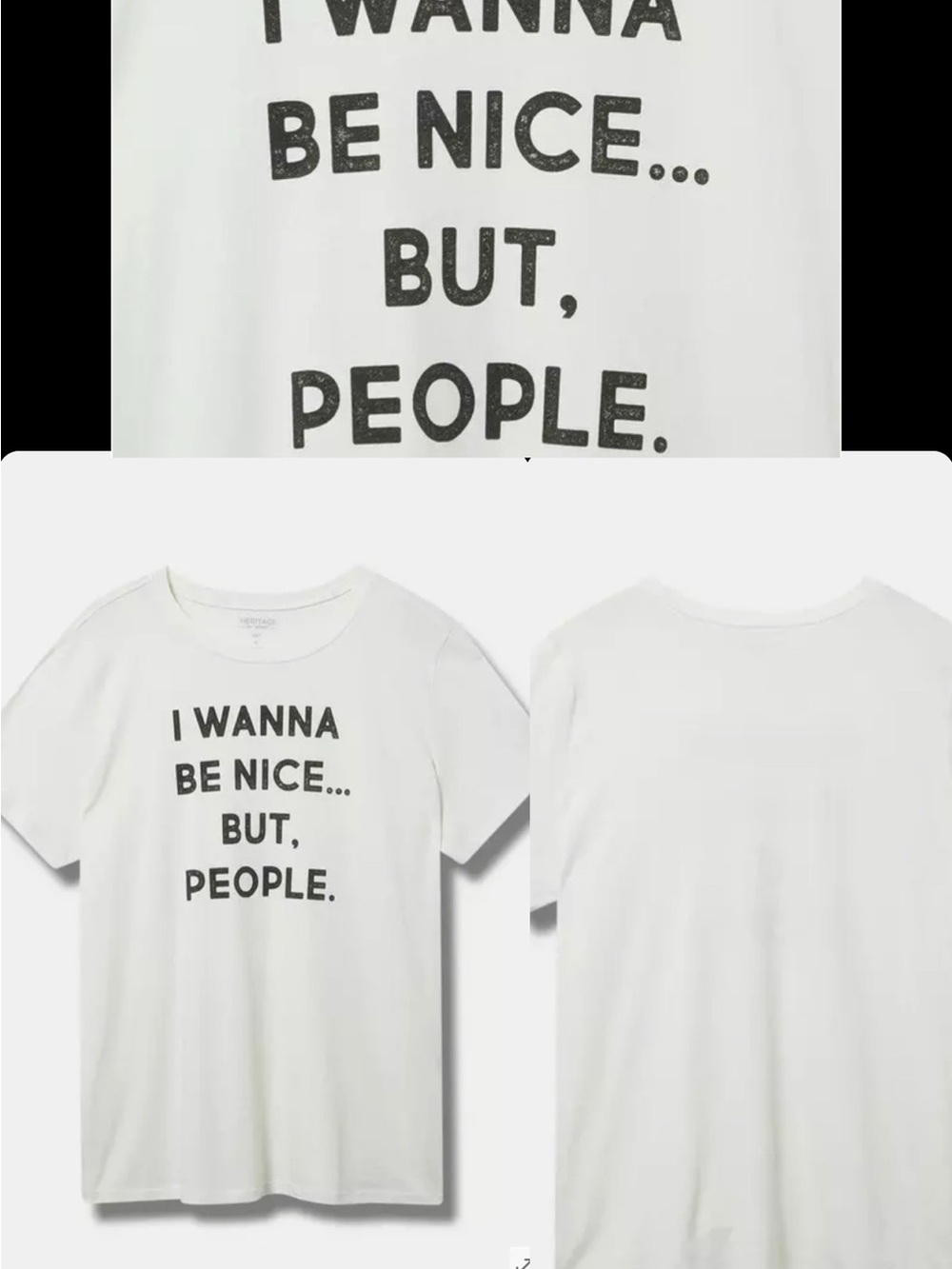 torrid • But People Classic Fit Heritage Jersey Crew Tee